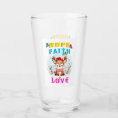 Hope Faith Liebe Glas (Vorderseite)