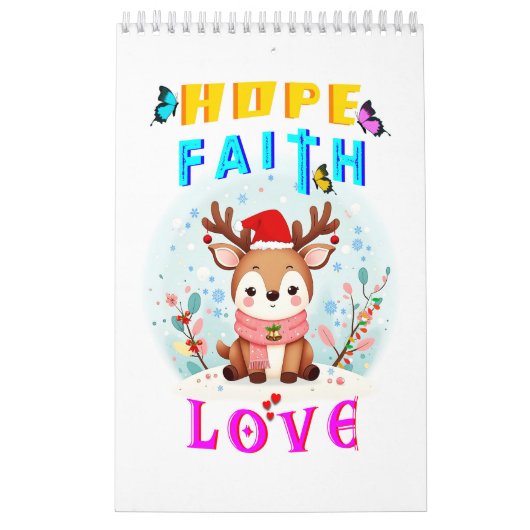Hope Faith Liebe Kalender (Titelbild)