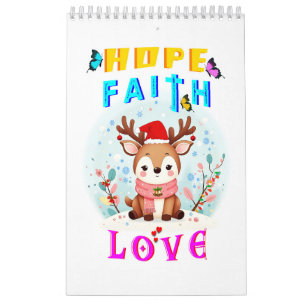 Hope Faith Liebe Kalender