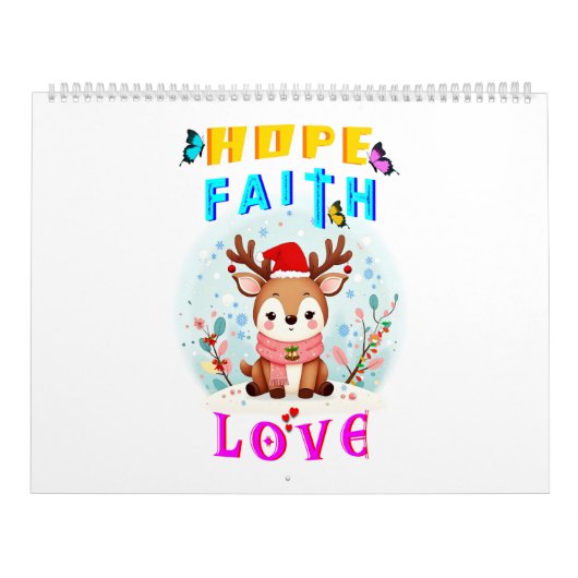 Hope Faith Liebe Kalender (Titelbild)
