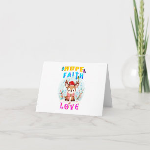 Hope Faith Liebe Karte