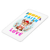 Hope Faith Liebe Magnet (Linke Seite)