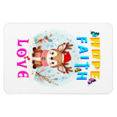 Hope Faith Liebe Magnet (Horizontal)