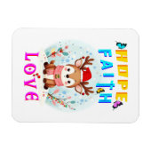 Hope Faith Liebe Magnet (Horizontal)