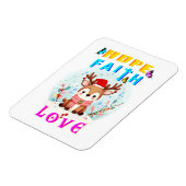 Hope Faith Liebe Magnet (Linke Seite)