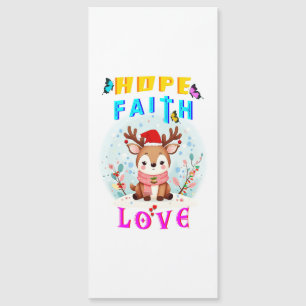 Hope Faith Liebe Magneteinladung