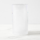 Hope Faith Liebe Mattglas Bierglas (Mittel)