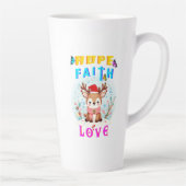 Hope Faith Liebe Milchtasse (Rechts)