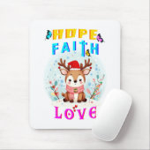 Hope Faith Liebe Mousepad (Mit Mouse)