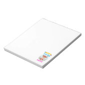 Hope Faith Liebe Notizblock (Rotiert)