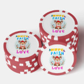 Hope Faith Liebe Pokerchips (Stapel)