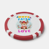 Hope Faith Liebe Pokerchips (Einzeln)