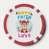 Hope Faith Liebe Pokerchips (Rückseite)