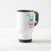 Hope Faith Liebe Reisebecher (VorderseiteRechts)