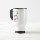 Hope Faith Liebe Reisebecher (Vorderseite Links)