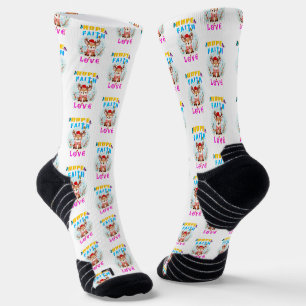 Hope Faith Liebe Socken