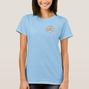 Hope Faith Liebe Stärke Nierenkrebs T-Shirt