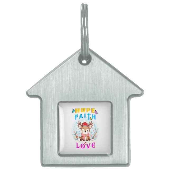 Hope Faith Liebe Tiermarke (Vorderseite)