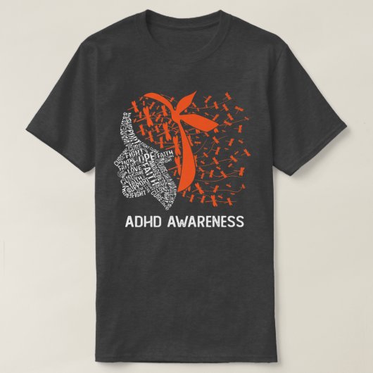 Hope Fight ADHD Awareness Premium  T-Shirt (Design vorne)