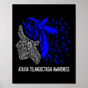 Hope Fight Ataxia Telangiectasia Bewusstsein Poster