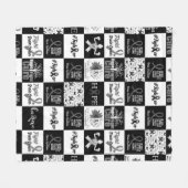 Hope Fight Cure Brain Cancer Blanket Hirnkrebs Fleecedecke (Vorderseite (Horizontal))