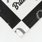 Hope Fight Cure Brain Cancer Blanket Hirnkrebs Fleecedecke (Ecke)