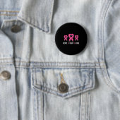 Hope Fight Cure - Breast Cancer Awareness Month Button (Beispiel)
