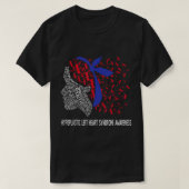 Hope Fight Hypoplastic Links Heart Syndrome HLHS A T-Shirt (Design vorne)