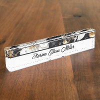 Hope Floral Desk Namplate 2 1004NP2