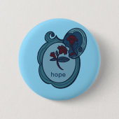 Hope Floral NatureInspired Button (Vorderseite)