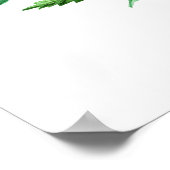 Hope Floral Wreath Poster (Ecke)