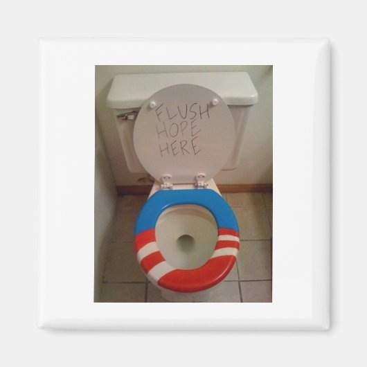 Hope Flush Hope Toilet Magnet (Vorne)