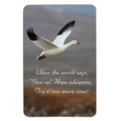 Hope flüstert es noch einmal magnet (Vertikal)