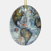 "Hope For Humanity" Keramik Ornament (Rechts)