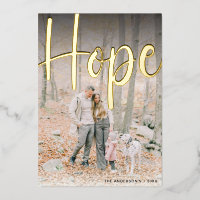 'Hope' Foto Weihnachtsgold