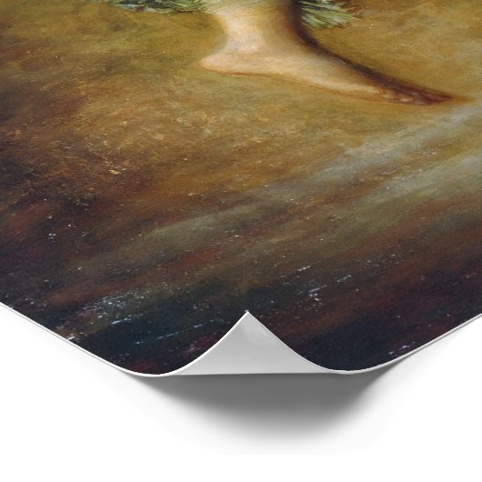 Hope George Watts Art Poster (Ecke)