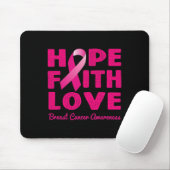 HOPE GLAUBWÜRDIGE LIEBE Pink Ribbon Brustkrebs Aus Mousepad (Mit Mouse)
