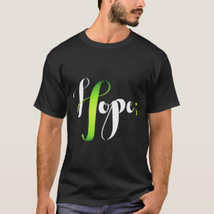 Hope Green Ribbon Semicolon - Mental Health Awaren T-Shirt
