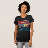 Hope Hakunamatata Lovely Inspirational Edgy Vektor T-Shirt (Vorne ganz)