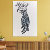 Hope Hands Canvas Print Leinwanddruck (Insitu (Wohnzimmer))