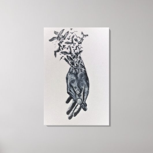 Hope Hands Canvas Print Leinwanddruck (Vorderseite)