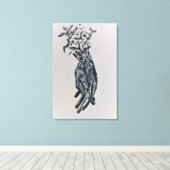 Hope Hands Canvas Print Leinwanddruck (Insitu (Holzboden))
