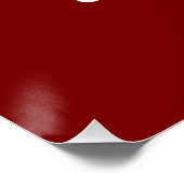 Hope Has Come Christmas Candle Illustration Poster (Ecke)