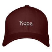 Hope Hat Bestickte Kappe (Vorderseite)