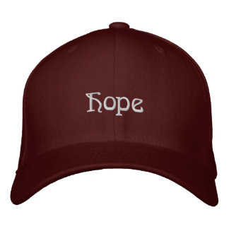 Hope Hat Bestickte Kappe