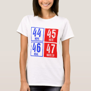 Hope Hate Heal Hate wieder Anti-Trump-T - Shirt
