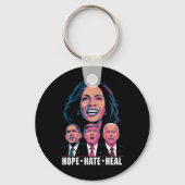 Hope Hate Heal Rise Kamala 2024 Schlüsselanhänger (Vorderseite)