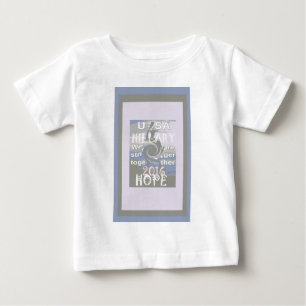 Hope Hillary USA Wir sind enger zusammen Baby T-shirt