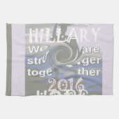 Hope Hillary USA Wir sind enger zusammen Handtuch (Horizontal)