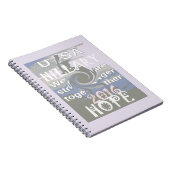 Hope Hillary USA Wir sind enger zusammen Notizblock (Rechte Seite)